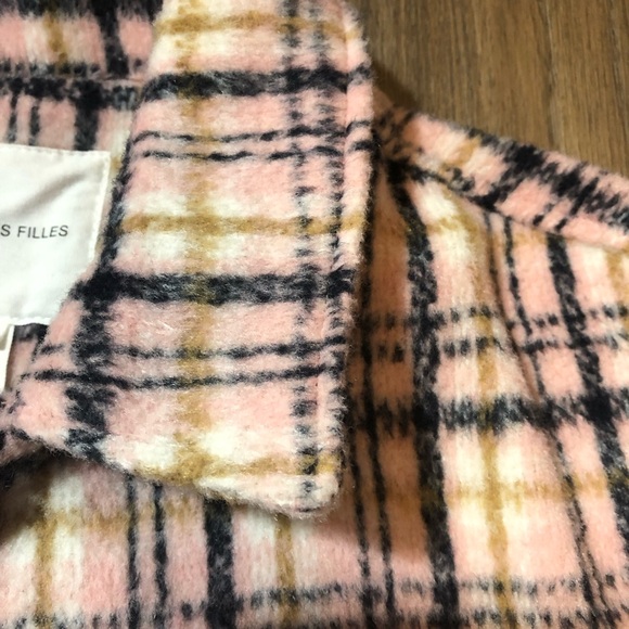 Avec Les Filles Pink Plaid Shacket - Picture 6 of 16